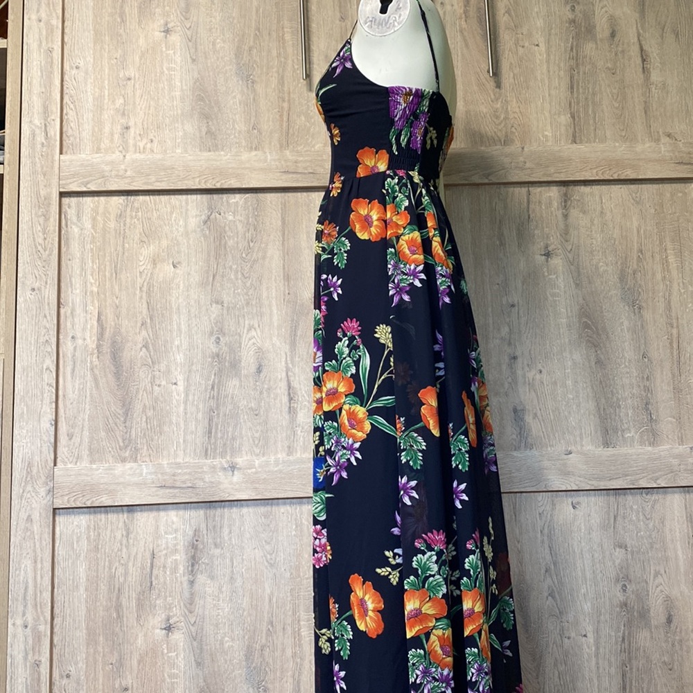 Express Adjustable Spaghetti Strap Navy With Brig… - image 5